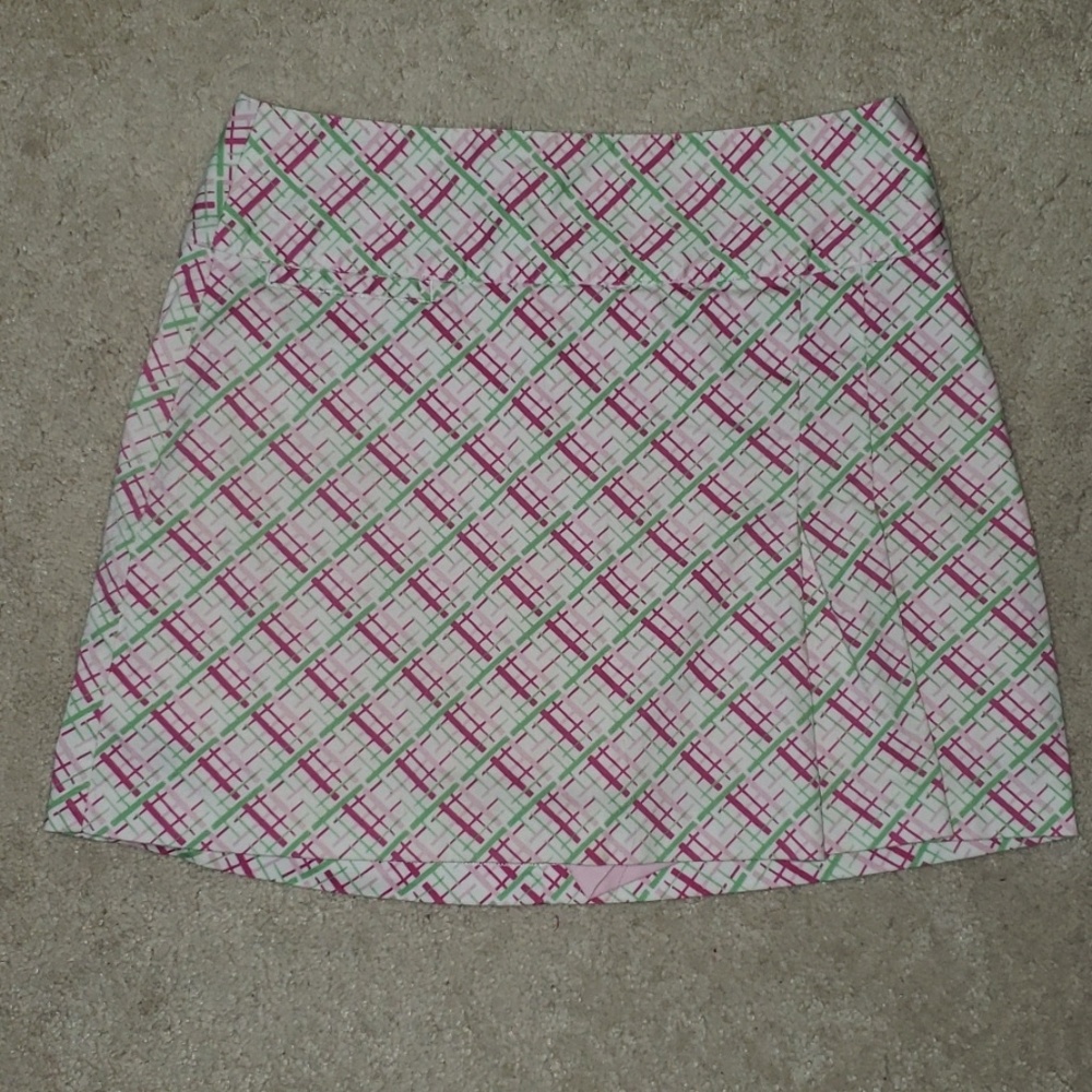 Lady Hagen Pink/Green Golf Skort Size 6